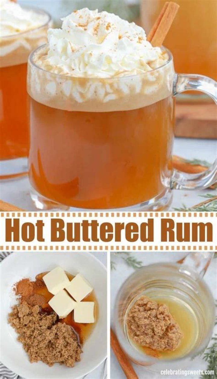 Hot Buttered Rum - Celebrating Sweets